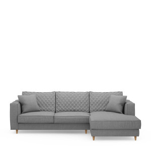 Chaise Longue Bank Rechts Kendall, Grey