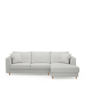 Chaise Longue Bank Rechts Kendall, Ash Grey