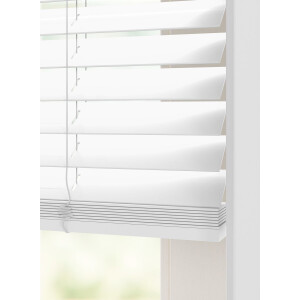 HEMA HEMA Jaloezie Hout Uni 50mm Wit (wit)