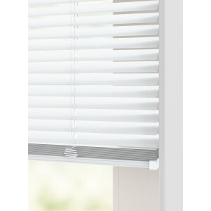 HEMA HEMA Jaloezie Aluminium Mat 25mm Wit (wit)