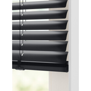 HEMA HEMA Jaloezie Aluminium Zijdeglans 50mm Zwart (zwart)