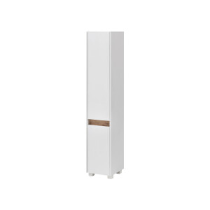 Schildmeyer Hoge badkamerkast Cosmo (1 deur (breedte 30,2 cm), parelwit)