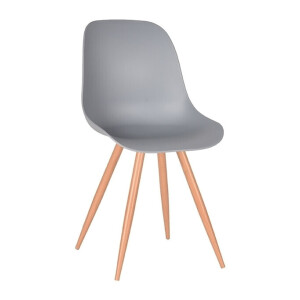 LABEL51 Eetkamerstoel 'Rimini', kleur Grijs