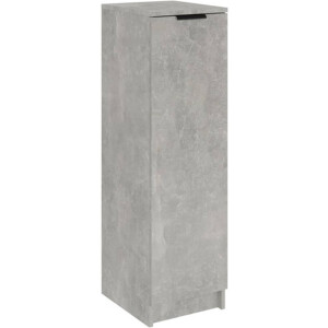 vidaXL - Schoenenkast - 30x35x100 - cm - bewerkt - hout - betongrijs