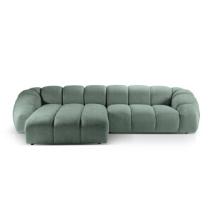 4-zits hoekbank Diana links velvet | Micadoni