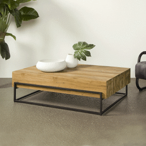 Tower Living Salontafel 'Massa' Teak, 135 x 87cm