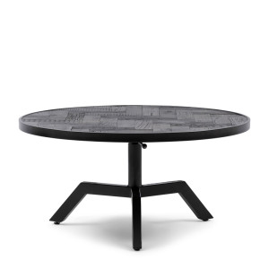 Rivièra Maison Ronde Salontafel 'Kirkwood' Iepenhout, 80cm