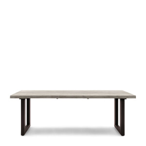 Bondi Beach Outdoor Dining Table 220x100 cm, grey