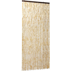 vidaXL - Vliegengordijn - 100x220 - cm - chenille - beige