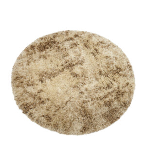 Rivièra Maison Rond Vloerkleed 'Mesa Vita' Ø320cm, kleur Bruin