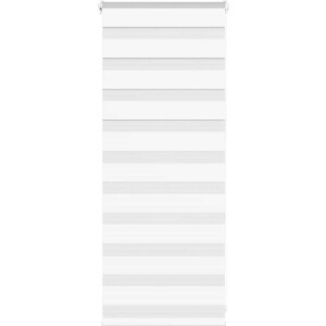 vidaXL - Zebra - rolgordijn - 60x100 - cm - stofbreedte - 55,9 - cm - polyester - wit