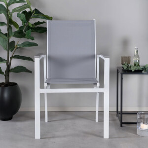 Nohr Tuinstoel 'Marnell' kleur Grijs