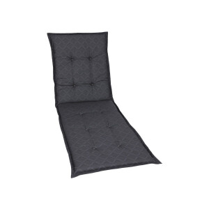 GO-DE Textil Tuinkussen (Stoelkussen voor een ligbed, Antraciet)