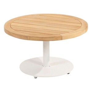 4 Seasons Outdoor Salontafel Volta Teak White Ø60 cm
