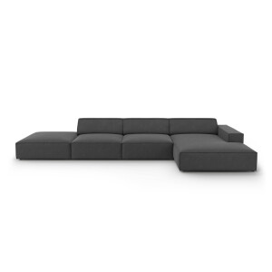 5-zits hoekbank Jodie velvet rechts | Micadoni Limited Edition