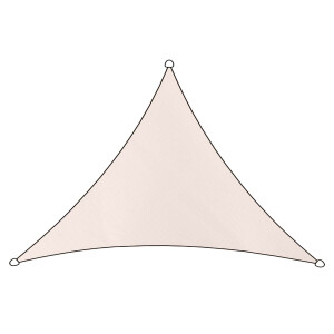 Schaduwdoek Livigno polyester driehoek 3x2,5m (naturel)