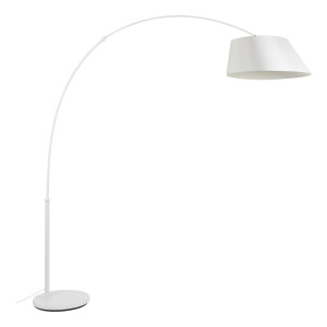 Zuiver Vloerlamp 'Arc' 222cm, kleur Wit