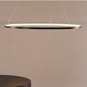 Nohr Hanglamp 'Isaias' Ring LED 100cm, kleur zwart