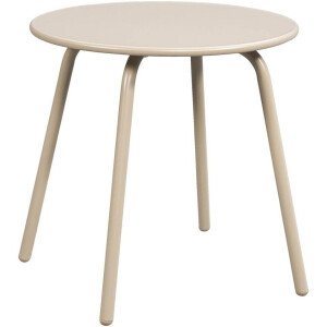 Leen Bakker - Bijzettafel Montreal - Zand/ - 45xØ45 Cm - Metaal - Beige