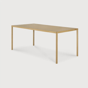 Ethnicraft Eettafel 'Air' Gevernist Eikenhout, 180 x 90cm