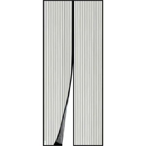Ultiluxe® Magnetische hordeur - 85 x 210 cm - Zwart - Hor tegen insecten - Vliegengordijn - Vliegengaas met klittenband - Deurgordijn zonder boren - Sterke magneten - Horgordijn - Horren voor deur - Zelfklevend