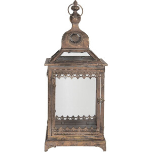 Clayre & Eef Lantaarn 5Y0732 57 cm - Koperkleurig Ijzer