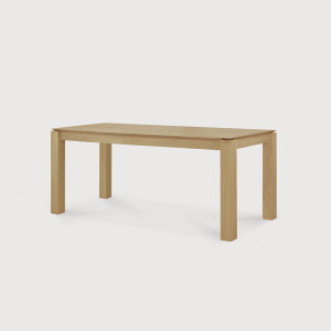 Ethnicraft Eettafel 'Slice' Geolied Eikenhout, 180 x 90cm
