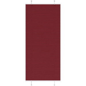 vidaXL - Plissé - rolgordijn - 100x200cm - stofbreedte - 99,4 - cm - bordeauxrood