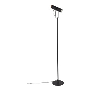 Zuiver Vloerlamp 'Marlon' 135cm, kleur Zwart