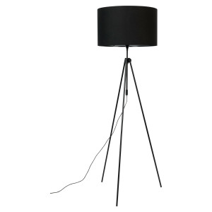 Zuiver Verstelbare Vloerlamp 'Lesley' 153-181cm, kleur Zwart