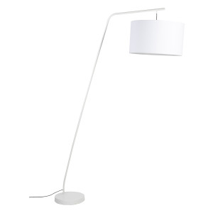 ZILT Vloerlamp 'Laniece' 224cm hoog, kleur Wit