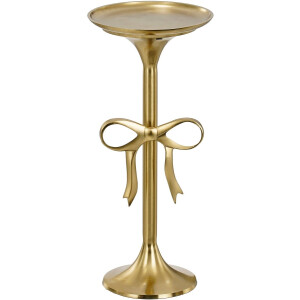 Side Table - H57 x Ø25 cm - Recycled Aluminium - Gold