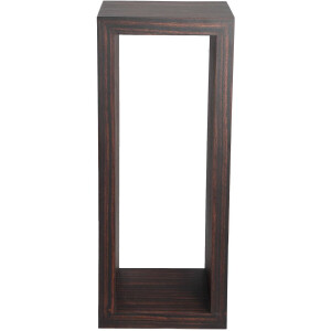 PTMD - Bloemenzuil Tiess - Bruin - 35x35x85cm