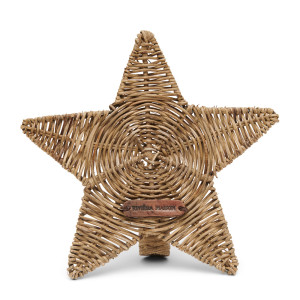 Kerstboomdecoratie Rustic Rattan Star Tree