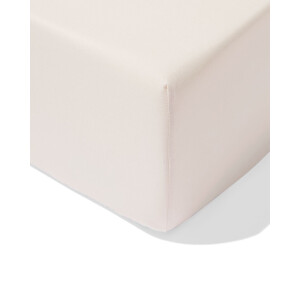 HEMA HEMA Hoeslaken 160x200cm Zacht Katoen Beige (beige)