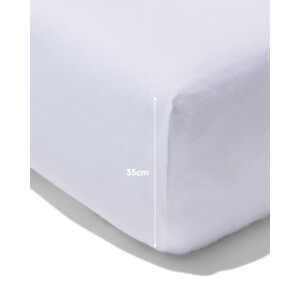 HEMA HEMA Boxspring Hoeslaken 180x220cm Zacht Katoen Wit (wit)