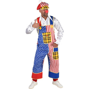 Tuinbroek Clown Donald USA - Man