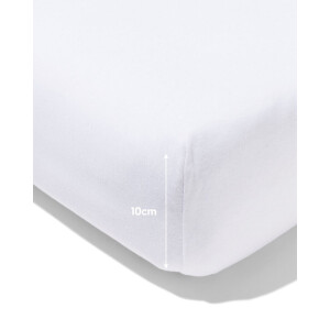 HEMA HEMA Hoeslaken 70x150cm Jersey Wit (wit)