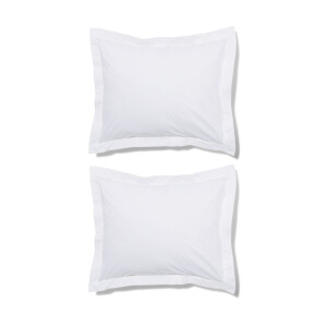 HEMA HEMA Kussenslopen 60x70cm Percal Wit (wit)