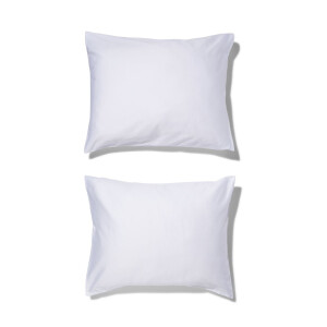 HEMA HEMA Kussenslopen 60x70cm Hotel Katoen Satijn Wit - 2 Stuks (wit)