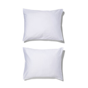 HEMA HEMA Kussenslopen 60x70cm Satijn Wit (wit)