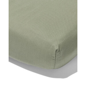 HEMA HEMA Topper Hoeslaken 140x200cm Zacht Katoen Groen (groen)