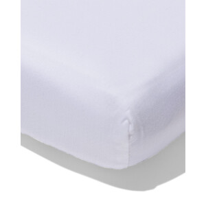 HEMA HEMA Topper Hoeslaken 180x220cm Hotel Katoen Satijn Wit (wit)