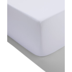 HEMA HEMA Hoeslaken 90x220cm Jersey Wit (wit)