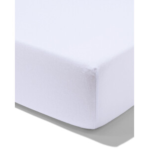 HEMA HEMA Hoeslaken 140x200cm Flanel Wit (wit)