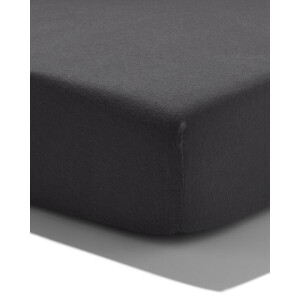 HEMA HEMA Topper Hoeslaken 90x200cm Jersey Donkergrijs (donkergrijs)