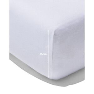 HEMA HEMA Boxspring Hoeslaken 140x200cm Zacht Katoen Wit (wit)