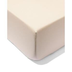 HEMA HEMA Hoeslaken 90x200cm Hotel Katoen Percal Beige (beige)