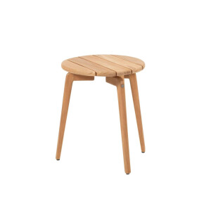 4 Seasons Outdoor Bijzettafel Zucca Teak Ø45 cm
