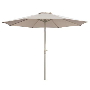 Leen Bakker - Parasol Dorado Tilt - Zandkleur - Ø300 Cm - Polyester - Beige